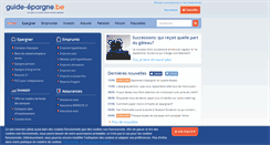 Desktop Screenshot of guide-epargne.be