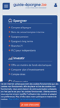Mobile Screenshot of guide-epargne.be